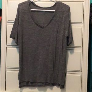 Grey v neck